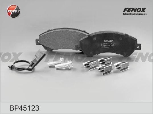 Fenox BP45123 - Kit de plaquettes de frein, frein à disque cwaw.fr