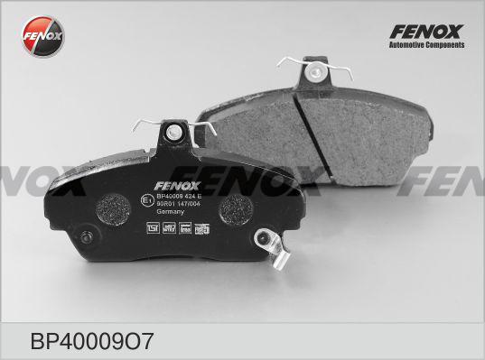 Fenox BP40009O7 - Kit de plaquettes de frein, frein à disque cwaw.fr