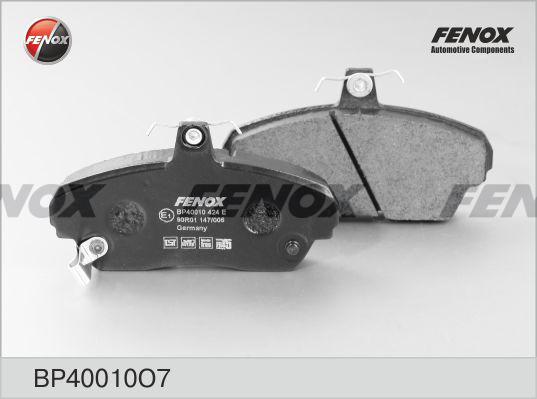 Fenox BP40010O7 - Kit de plaquettes de frein, frein à disque cwaw.fr