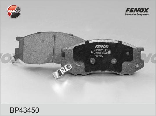 Fenox BP43450 - Kit de plaquettes de frein, frein à disque cwaw.fr