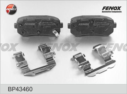 Fenox BP43460 - Kit de plaquettes de frein, frein à disque cwaw.fr