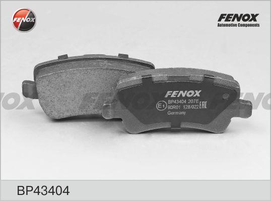 Fenox BP43404 - Kit de plaquettes de frein, frein à disque cwaw.fr