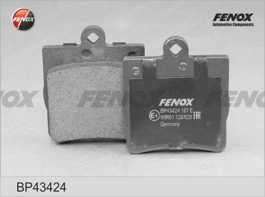 Fenox BP43424 - Kit de plaquettes de frein, frein à disque cwaw.fr