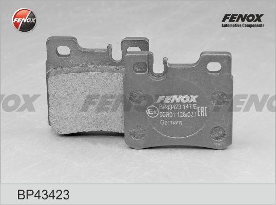 Fenox BP43423 - Kit de plaquettes de frein, frein à disque cwaw.fr