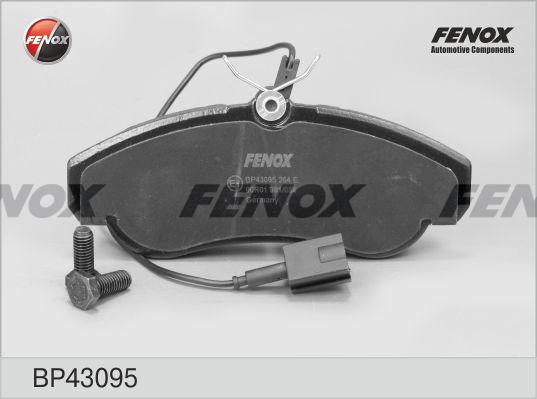 Fenox BP43095 - Kit de plaquettes de frein, frein à disque cwaw.fr