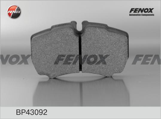 Fenox BP43092 - Kit de plaquettes de frein, frein à disque cwaw.fr