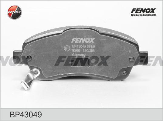 Fenox BP43049 - Kit de plaquettes de frein, frein à disque cwaw.fr