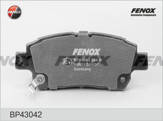 Fenox BP43042 - Kit de plaquettes de frein, frein à disque cwaw.fr