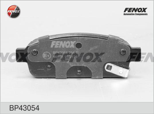 Fenox BP43054 - Kit de plaquettes de frein, frein à disque cwaw.fr