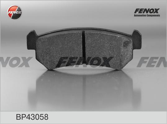 Fenox BP43058 - Kit de plaquettes de frein, frein à disque cwaw.fr