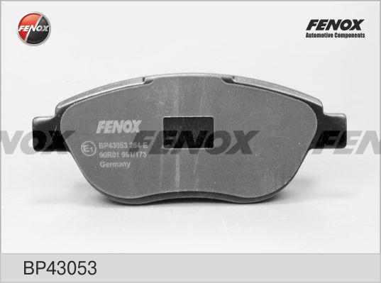 Fenox BP43053 - Kit de plaquettes de frein, frein à disque cwaw.fr