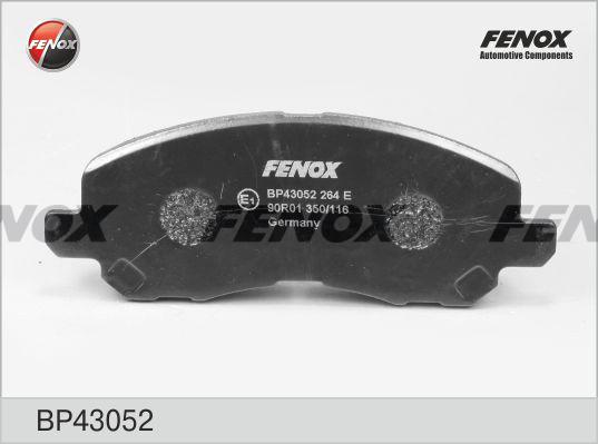 Fenox BP43052 - Kit de plaquettes de frein, frein à disque cwaw.fr