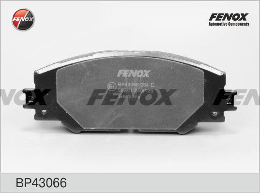 Fenox BP43066 - Kit de plaquettes de frein, frein à disque cwaw.fr