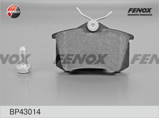 Fenox BP43014 - Kit de plaquettes de frein, frein à disque cwaw.fr