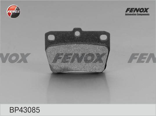 Fenox BP43085 - Kit de plaquettes de frein, frein à disque cwaw.fr