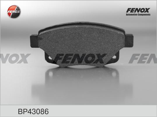 Fenox BP43086 - Kit de plaquettes de frein, frein à disque cwaw.fr