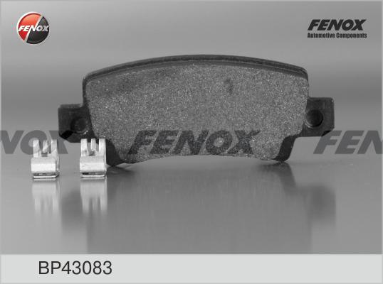 Fenox BP43083 - Kit de plaquettes de frein, frein à disque cwaw.fr