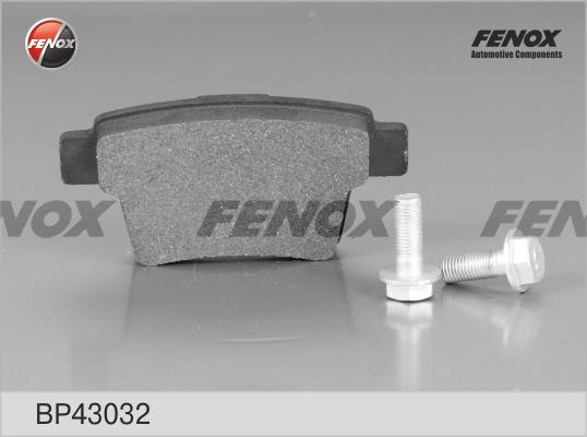 Fenox BP43032 - Kit de plaquettes de frein, frein à disque cwaw.fr