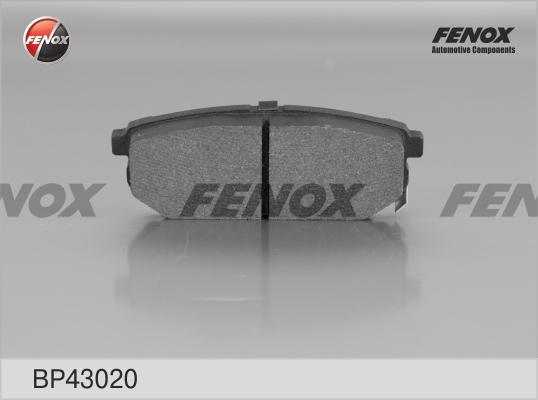 Fenox BP43020 - Kit de plaquettes de frein, frein à disque cwaw.fr