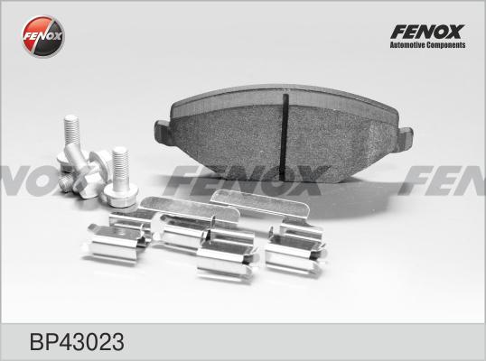 Fenox BP43023 - Kit de plaquettes de frein, frein à disque cwaw.fr