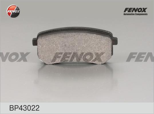 Fenox BP43022 - Kit de plaquettes de frein, frein à disque cwaw.fr