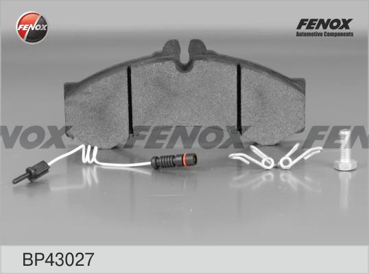 Fenox BP43027 - Kit de plaquettes de frein, frein à disque cwaw.fr