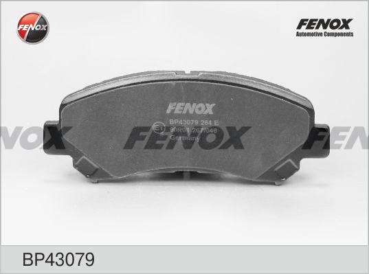 Fenox BP43079 - Kit de plaquettes de frein, frein à disque cwaw.fr