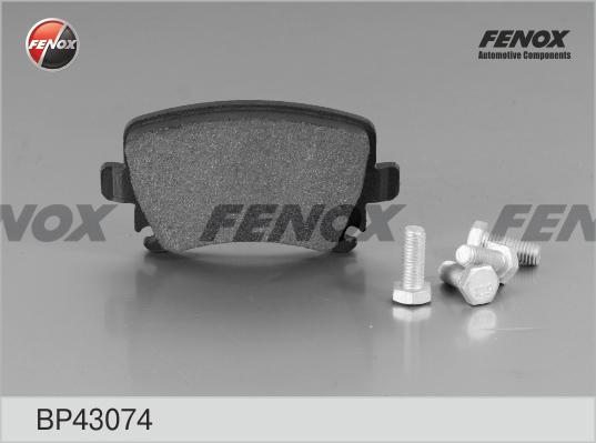 Fenox BP43074 - Kit de plaquettes de frein, frein à disque cwaw.fr