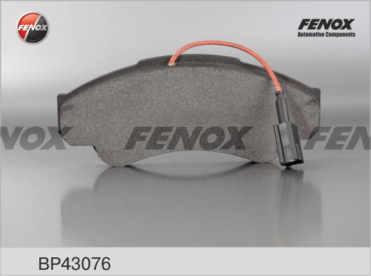 Fenox BP43076 - Kit de plaquettes de frein, frein à disque cwaw.fr