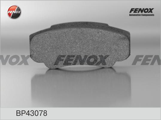 Fenox BP43078 - Kit de plaquettes de frein, frein à disque cwaw.fr