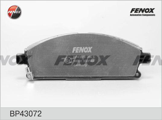 Fenox BP43072 - Kit de plaquettes de frein, frein à disque cwaw.fr