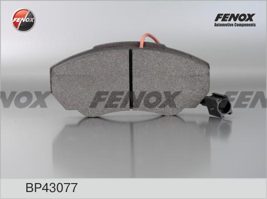 Fenox BP43077 - Kit de plaquettes de frein, frein à disque cwaw.fr