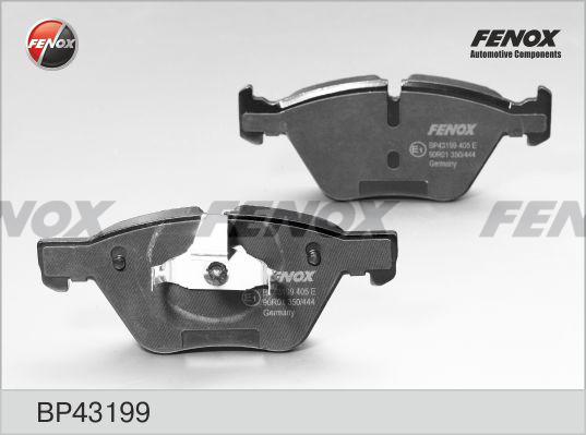 Fenox BP43199 - Kit de plaquettes de frein, frein à disque cwaw.fr