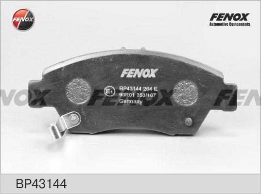 Fenox BP43144 - Kit de plaquettes de frein, frein à disque cwaw.fr