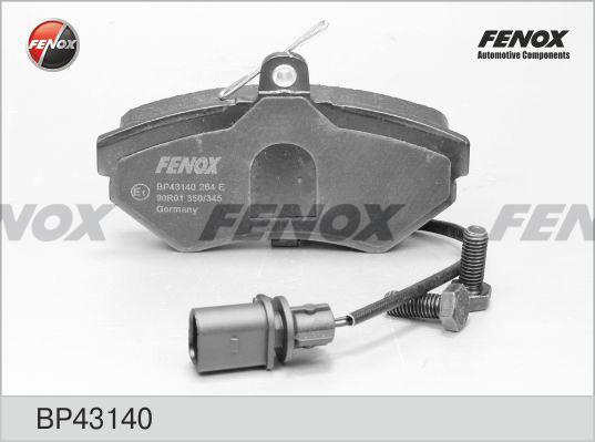 Fenox BP43140 - Kit de plaquettes de frein, frein à disque cwaw.fr