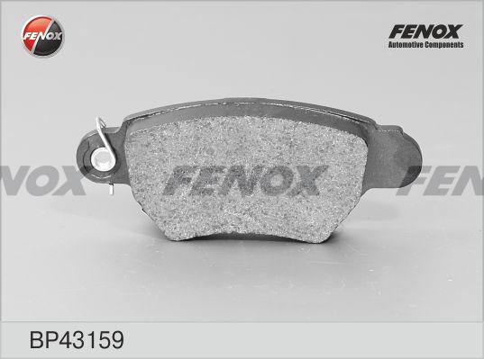 Fenox BP43159 - Kit de plaquettes de frein, frein à disque cwaw.fr