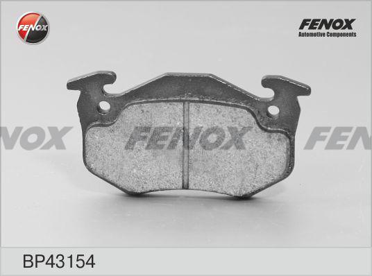 Fenox BP43154 - Kit de plaquettes de frein, frein à disque cwaw.fr