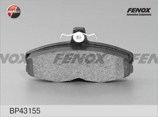 Fenox BP43155 - Kit de plaquettes de frein, frein à disque cwaw.fr