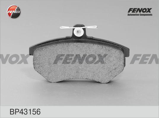 Fenox BP43156 - Kit de plaquettes de frein, frein à disque cwaw.fr