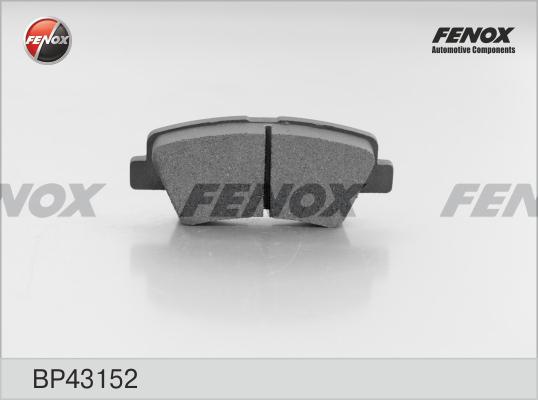 Fenox BP43152 - Kit de plaquettes de frein, frein à disque cwaw.fr