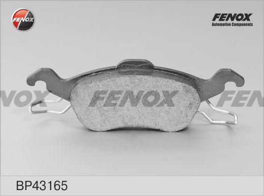 Fenox BP43165 - Kit de plaquettes de frein, frein à disque cwaw.fr