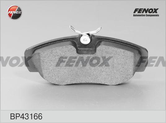 Fenox BP43166 - Kit de plaquettes de frein, frein à disque cwaw.fr