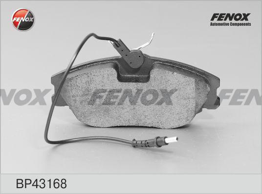 Fenox BP43168 - Kit de plaquettes de frein, frein à disque cwaw.fr