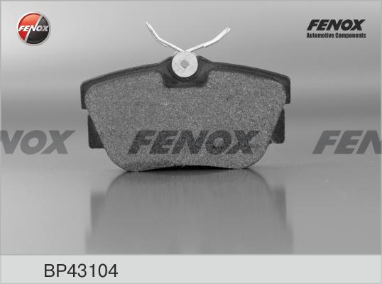 Fenox BP43104 - Kit de plaquettes de frein, frein à disque cwaw.fr