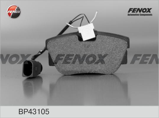 Fenox BP43105 - Kit de plaquettes de frein, frein à disque cwaw.fr