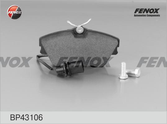 Fenox BP43106 - Kit de plaquettes de frein, frein à disque cwaw.fr