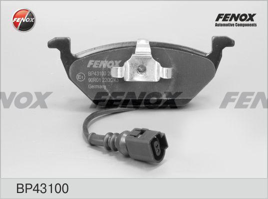 Fenox BP43100 - Kit de plaquettes de frein, frein à disque cwaw.fr