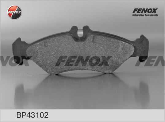 Fenox BP43102 - Kit de plaquettes de frein, frein à disque cwaw.fr