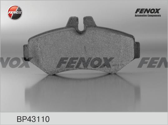 Fenox BP43110 - Kit de plaquettes de frein, frein à disque cwaw.fr