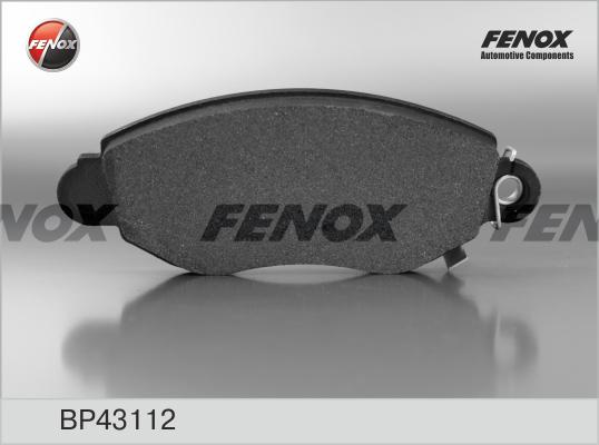 Fenox BP43112 - Kit de plaquettes de frein, frein à disque cwaw.fr